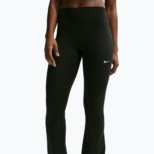 Colanți pentru femei Nike One High Waisted Flared black/white