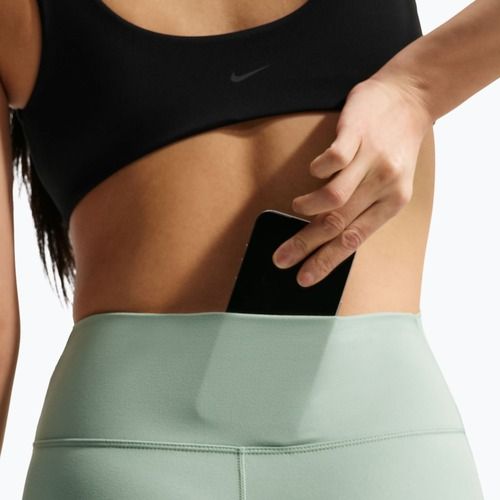 Colanți pentru femei Nike One High Waisted Flared steam/white