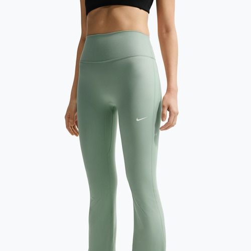 Colanți pentru femei Nike One High Waisted Flared steam/white