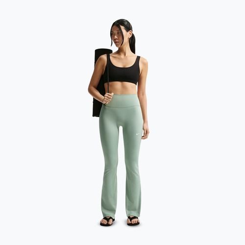 Colanți pentru femei Nike One High Waisted Flared steam/white