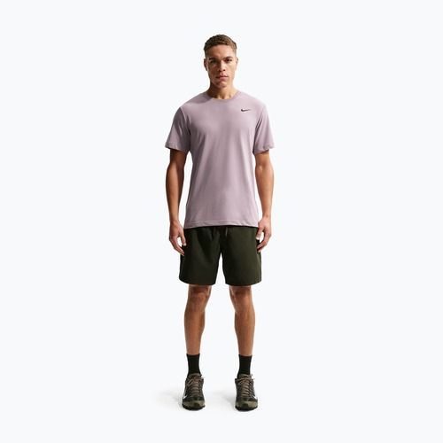 Tricou pentru bărbați Nike Dri-Fit light violet ore/black