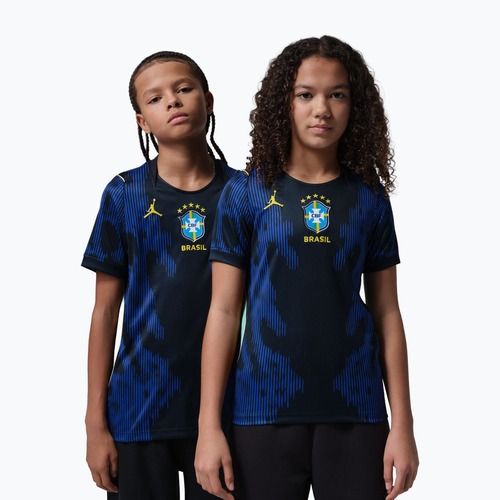Tricou de fotbal pentru copii Nike Brazil 2026 Stadium Away Soccer Replica