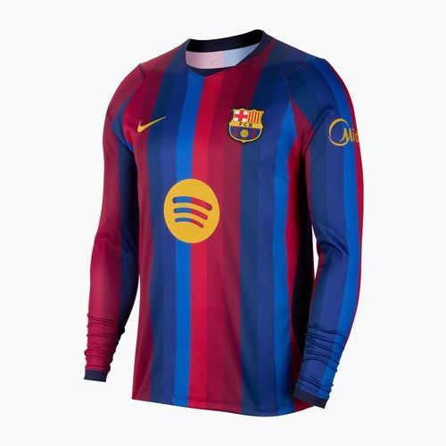 Longsleeve de fotbal pentru bărbați Nike FC Barcelona Dri-Fit Stadium Home LS deep garnet/blue void/mineral yellow