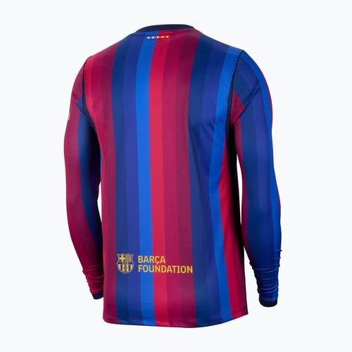 Longsleeve de fotbal pentru bărbați Nike FC Barcelona Dri-Fit Stadium Home LS deep garnet/blue void/mineral yellow