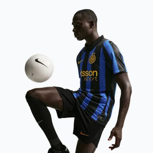 Pantaloni scurți de fotbal pentru bărbați Nike Inter Milan Dri-Fit Stadium Home black/university gold