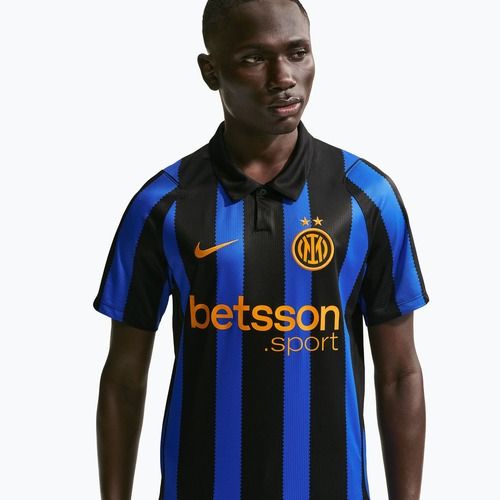 Tricou de fotbal pentru bărbați Nike Inter Milan Dri-Fit Stadium Home lyon blue/black/university gold