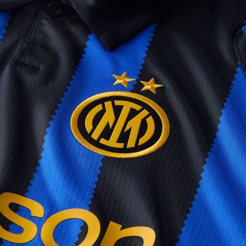 Tricou de fotbal pentru bărbați Nike Inter Milan Dri-Fit Stadium Home lyon blue/black/university gold