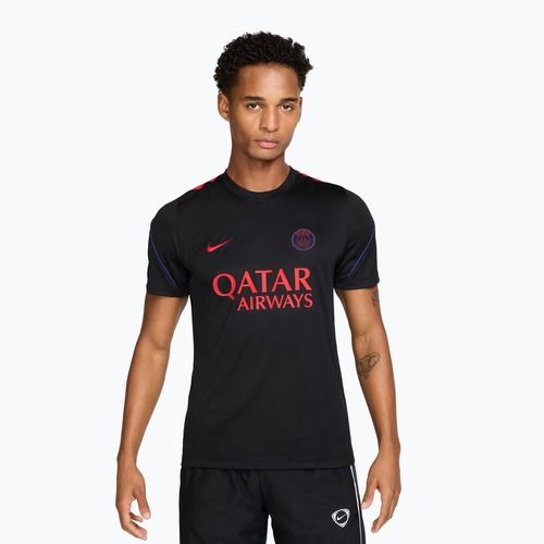 Tricou de fotbal pentru bărbați Nike Paris Saint-Germain Strike Soccer Dri-Fit black/hyper royal/global red/global red
