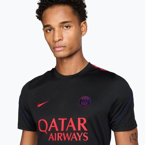 Tricou de fotbal pentru bărbați Nike Paris Saint-Germain Strike Soccer Dri-Fit black/hyper royal/global red/global red