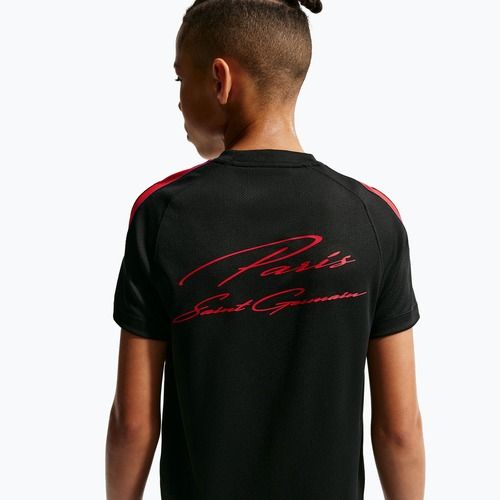 Tricou de fotbal pentru copii Nike Paris Saint-Germain Strike Dri-Fit black/hyper royal/global red/global red