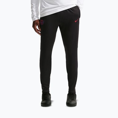 Pantaloni de fotbal pentru bărbați Nike Paris Saint-Germain Strike Dri-Fit black/global red/global red