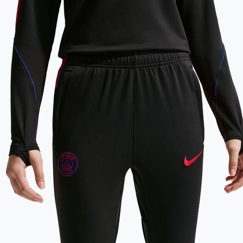 Pantaloni de fotbal pentru copii Nike Paris Saint-Germain Strike Dri-Fit black/global red/global red