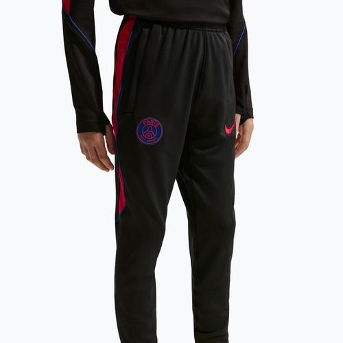 Pantaloni de fotbal pentru copii Nike Paris Saint-Germain Strike Dri-Fit black/global red/global red