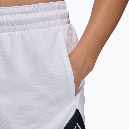 Pantaloni scurți de baschet pentru femei Jordan Sport Diamond 4" white/black/black/white