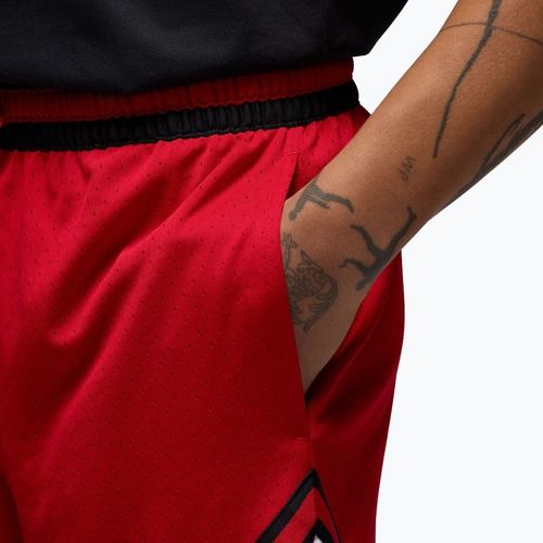 Spodenki koszykarskie męskie Nike Jordan Mesh Diamond 4" gym red/white/black