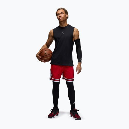 Spodenki koszykarskie męskie Nike Jordan Mesh Diamond 4" gym red/white/black