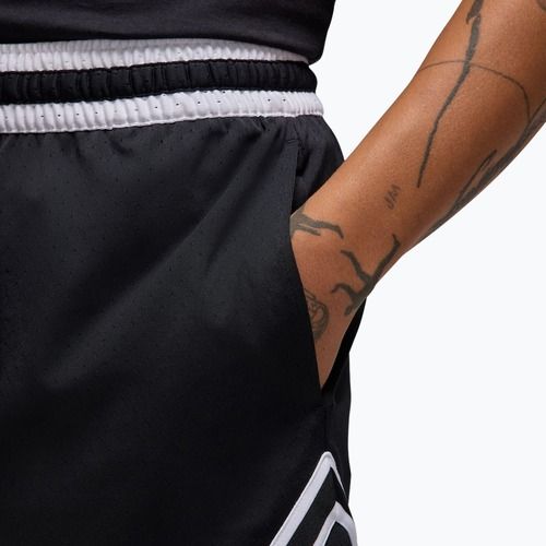 Pantaloni scurți de baschet pentru bărbați Nike Jordan Mesh Diamond 4" black/white/white