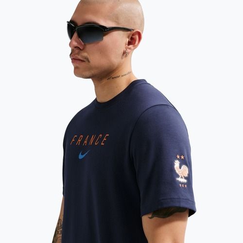 Tricou de fotbal pentru bărbați Nike FFF Primary blackened blue/game royal