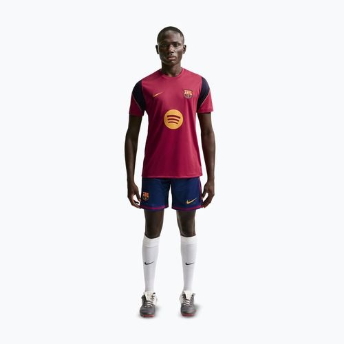 Tricou de fotbal pentru bărbați Nike FC Barcelona Strike Soccer Dri-Fit noble red/blackened blue/mineral yellow