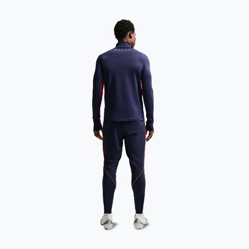 Bluză de fotbal pentru bărbați Nike FC Barcelona Strike Soccer Drill Top blackened blue/mineral yellow