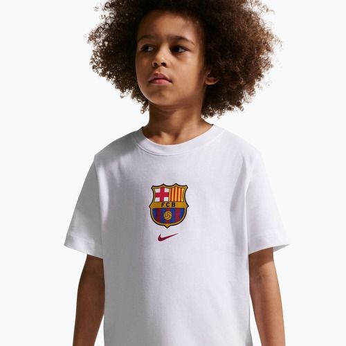 Tricou pentru copii Nike FC Barcelona Soccer white