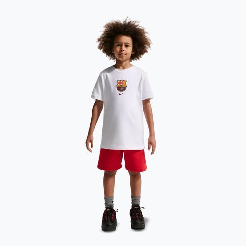 Tricou pentru copii Nike FC Barcelona Soccer white