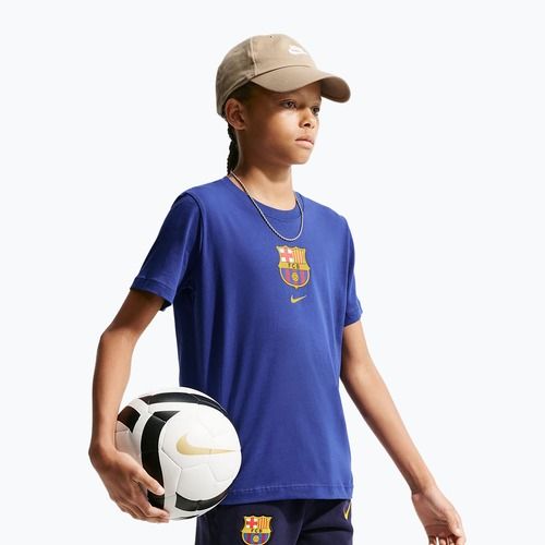 Tricou pentru copii Nike FC Barcelona Soccer deep royal blue