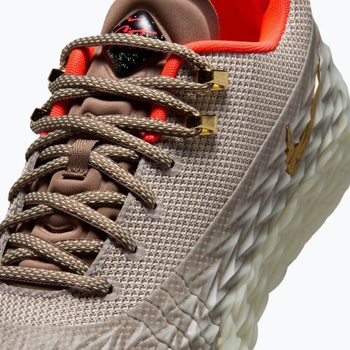 Încălțăminte de baschet pentru bărbați Nike S.T. Flare 2 college grey/volt tint/metallic gold