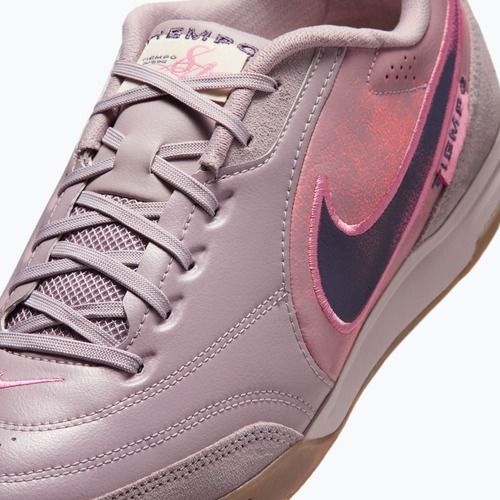 Încălțăminte de fotbal pentru bărbați Nike Tiempo Streetgato PRM IC light violet ore/gum dark brown/peony