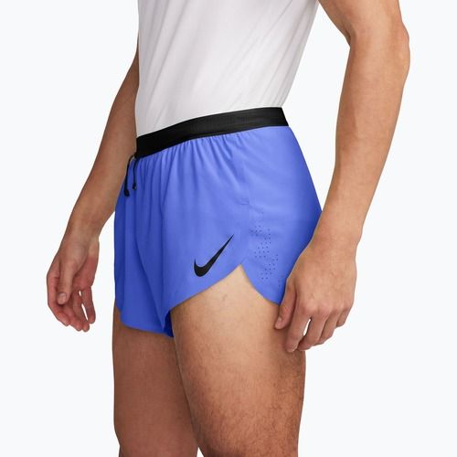 Pantaloni scurți de alergare pentru bărbați Nike AeroSwift Dri-Fit ADV sapphire/black