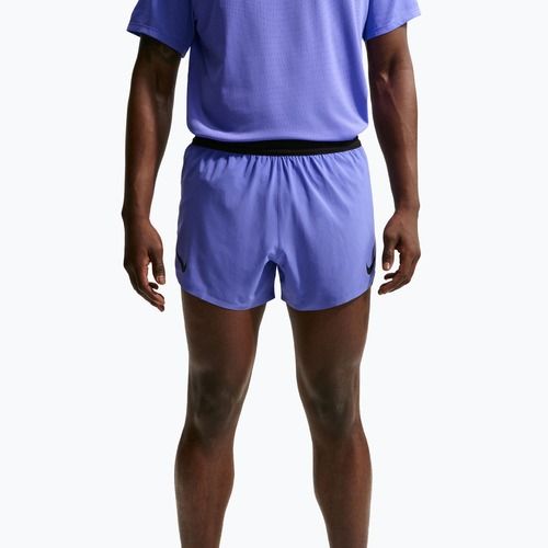 Pantaloni scurți de alergare pentru bărbați Nike AeroSwift Dri-Fit ADV 4" sapphire/black