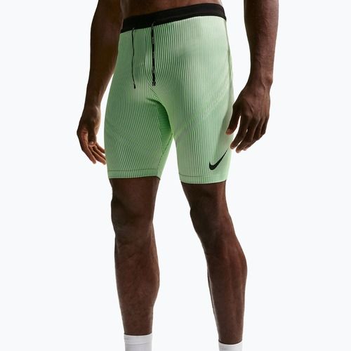 Colanți de antrenament pentru bărbați Nike AeroSwift Dri-Fit ADV 1/2 Tights lime blast/steam/light silver/black
