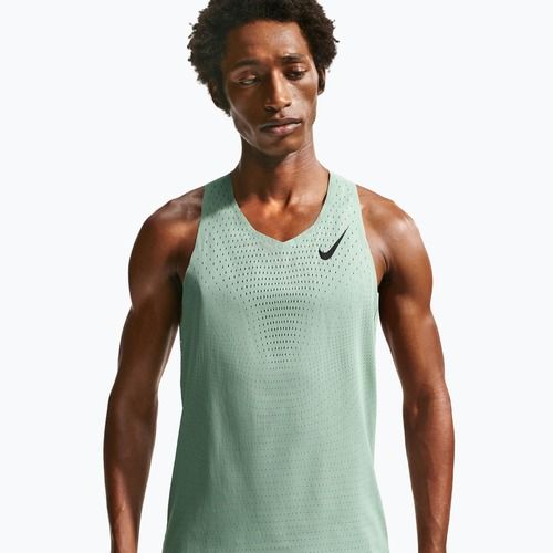 Tricou de alergare pentru bărbați Nike AeroSwift Dri-Fit ADV steam/black