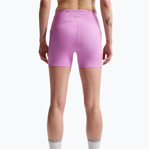 Pantaloni scurți de alergare pentru femei Nike Swift High-Waisted 4" light magenta