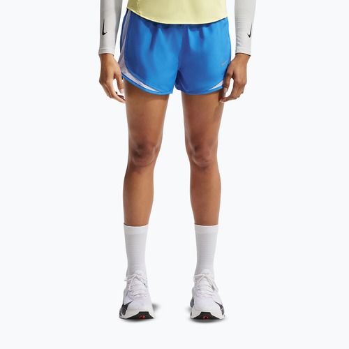 Pantaloni scurți de alergare pentru femei Nike Tempo Dri-Fit Mid-Rise light photo blue