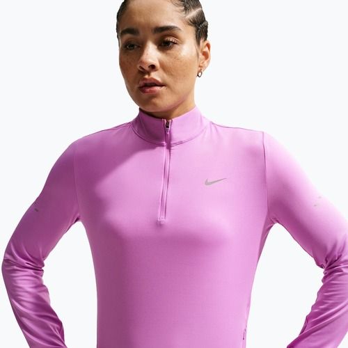 Bluză de alergare pentru femei Nike Swift Dri-FIT UV 1/4-Zip light magenta