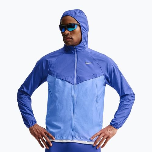 Geacă de alergare pentru bărbați Nike Stride Repel UV lapis/royal pulse