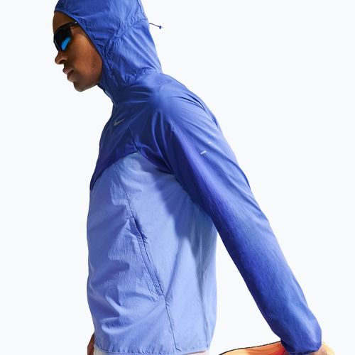 Geacă de alergare pentru bărbați Nike Stride Repel UV lapis/royal pulse