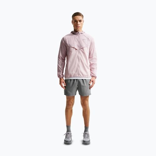 Geacă de alergare pentru bărbați Nike Stride Repel UV particle rose/silt red