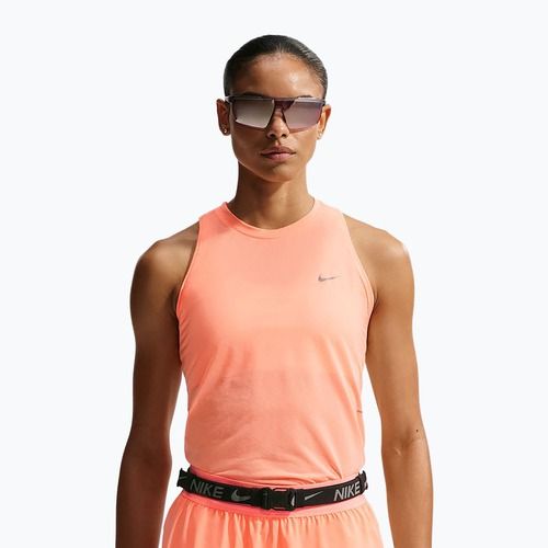 Tricou de alergare pentru femei Nike Swift Breathe Dri-Fit orange pulse/photon dust