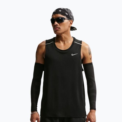 Tricou de alergare pentru bărbați Nike Miler Dri-Fit black