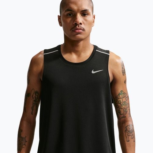 Tricou de alergare pentru bărbați Nike Miler Dri-Fit black