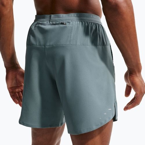 Pantaloni scurți de alergare pentru bărbați Nike Stride Dri-Fit 2in1 7" mineral slate