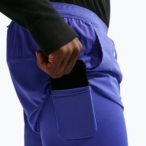 Pantaloni scurți de alergare pentru bărbați Nike Stride Dri-Fit 2in1 7" lapis