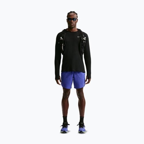 Pantaloni scurți de alergare pentru bărbați Nike Stride Dri-Fit 2in1 7" lapis