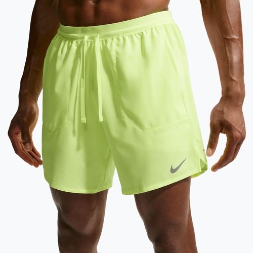 Pantaloni scurți de alergare pentru bărbați Nike Stride Dri-Fit 2in1 7" volt ice