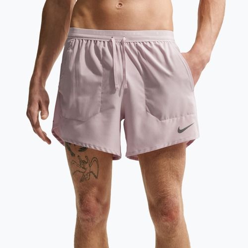 Pantaloni scurți pentru bărbați Nike Stride Dri-Fit Brief-Lined 5" particle rose