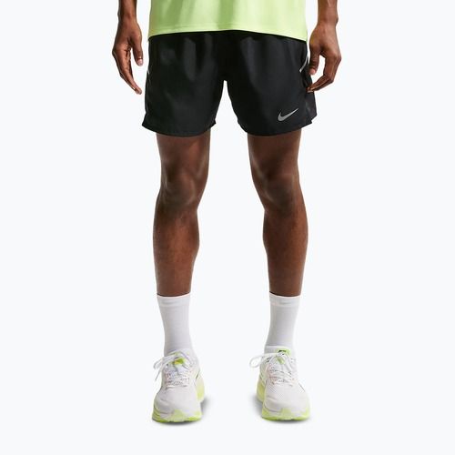 Pantaloni scurți de alergare pentru bărbați Nike Miler Dri-Fit 2in1 5" black/black