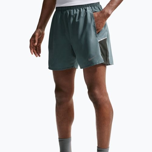 Pantaloni scurți de alergare pentru bărbați Nike Miler Dri-Fit 2in1 5" mineral slate