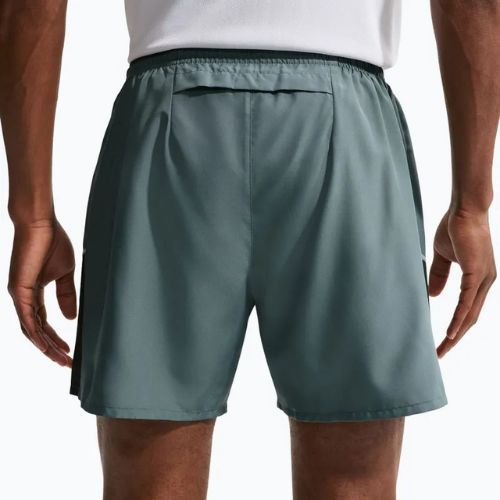 Pantaloni scurți de alergare pentru bărbați Nike Miler Dri-Fit 2in1 5" mineral slate